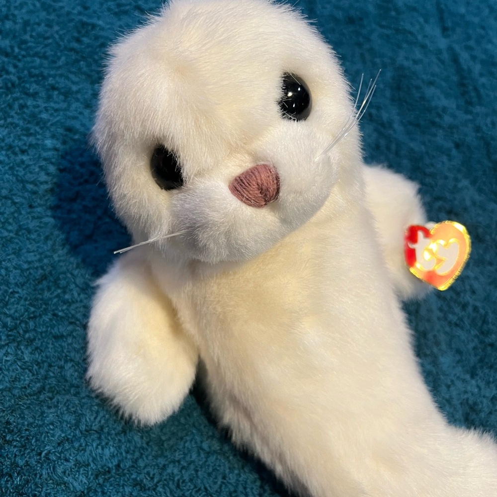 Vintage Ty seal pup plush